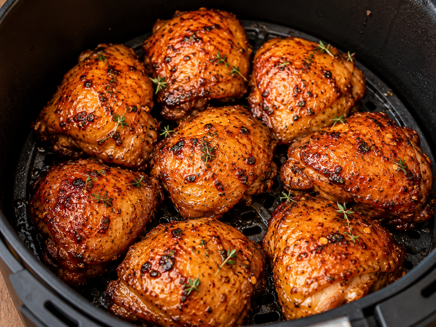 Frango com Mel e Especiarias na Air Fryer