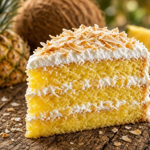 Bolo de Abacaxi com Coco Sem Glúten